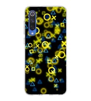 Xiaomi Mi 9 Se Uyumlu Kapak Semboller Tasarımlı Şeffaf Silikon Kılıf