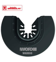 WORX WA5010 Çok Amaçlı Raspalama Makinası İçin 80mm 180˚ Metal, Ahşap, Fiberglas, PVC Universal Kesme Bıçağ