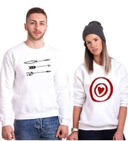 Tshirthane Ok Hedef 12 Sevgili Kombinleri Sweatshirt Kombini (Tek Ürün Fiyatıdır.)