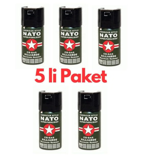 Bıber Gazı 5 Adet Birden