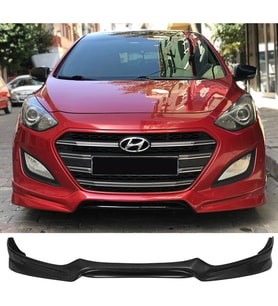 Hyundai i30 Custom Ön Ek Karlık Abs Plastik Mat Siyah 2012 2013 2014 2015 2016 2017 karlık+bodykit+ek