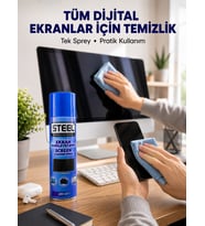 Günlük Kullanıma Uygun Çok Amaçlı Ekran Temizleme Spreyi