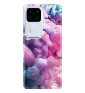 Vivo V30 Kılıf Desenli Silikon Pink Cloud 1305