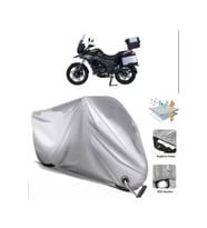 Mondial Rx3-s Evo  Arka Çanta (bağlantı Tokalı) Uyumlu SolarBlock Prime Motosiklet Brandası Örtüsü (Siyah)