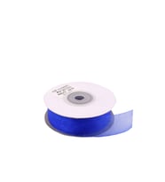 Organze Kurdele 30 MM (22 Metre)  Saks Mavi