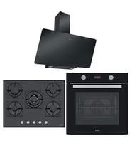 Franke Siyah Ankastre Set (FPJ 915 V BK A - FHNS 705 BK - FSL 86 H BK)