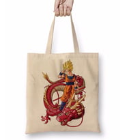 Goku Dragon Red Bez Çanta Uzun Saplı
