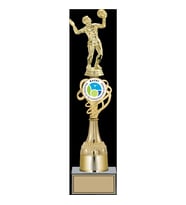 ODAK KUPA - Figürlü Kupalar - Voleybol Kadın Figürlü Kupalar FG-033 B - 41 cm