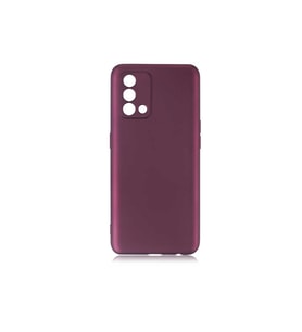 Oppo A74 4G Uyumlu Kılıf Zore Premier Silikon Kapak (Mürdüm)
