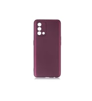 Oppo A74 4G Uyumlu Kılıf Zore Premier Silikon Kapak (Mürdüm)