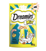 DREAMIES PEYNİRLİ & SOMONLU MİX 60g x 6 Adet