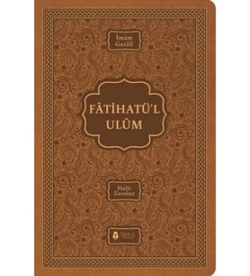 Fatihatül Ulum İlimlere Giriş Termo Deri Cilt İmam Gazali Tahlil Yayın