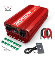 KOBB KBN3000 12V/220V 3000Watt Tam Sinüs Dönüştürücü İnvertör