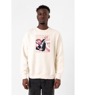 My Hero Academia Uravity Minimal Ekru Erkek 2ip Sweatshirt