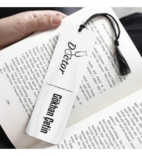 Kişiye Özel Tasarım Doktor Kitap Ayracı