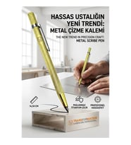 Tungsten Karbür Uçlu Profesyonel Metal Çizici Kalem METAL ÇİZME KALEMİ  723029