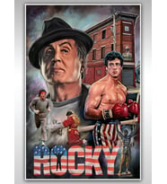 Rocky Poster 40x60cm Film Afişi - Kalın Poster Kağıdı Dijital Baskı