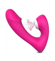 Fastieshop Klitoral Emme ve G Spot Vibratör Titreşimli Şarjlı (Pembe)