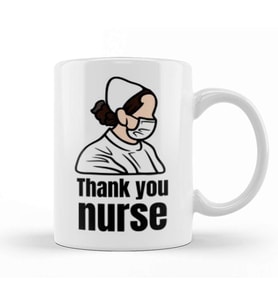 Nurses Day Kupa Bardak Porselen