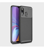 Samsung Galaxy A30 Kılıf Esnek Soft Karbon Tasarım Legion Serisi (Siyah)