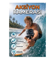 1080P Full HD Su Geçirmez Korumalı Aksiyon Kamerası