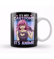 Cute Anime Obsessed It s Not Cartoons It s Anime Kupa Bardak Porselen