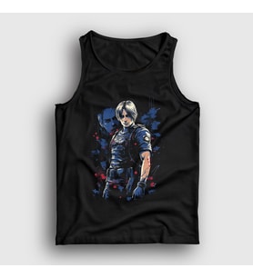 Presmono Unisex Siyah Leon Kennedy Resident Evil Atlet 435778tt