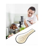 Kirli Kaşıklık Point Desen El Dekoru Siyah (Beyaz)