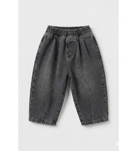 Unisex Antrasit Balloon Jeans