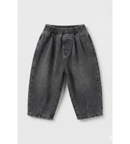 Unisex Antrasit Balloon Jeans