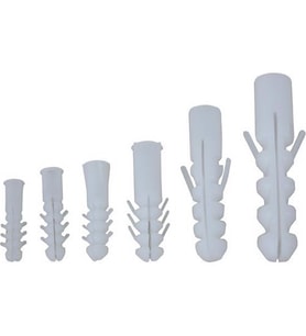 Nsp Plastik Beyaz Dübel  8mm  50'li