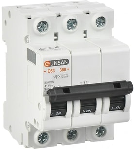 Günsan Valta 3x40a C Tipi 6ka K Otomat - 4 Adet (Beyaz)