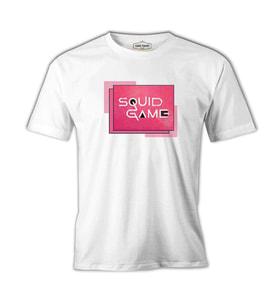 Squid Game - Logo Beyaz Erkek Tshirt
