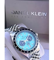 Daniel Klein İç Fonksiyonları Aktif 30 Mt Suya Dayanıklı 2 Yıl Garantili Erkek Kol Saati FG.13994.6 (Turkuaz)