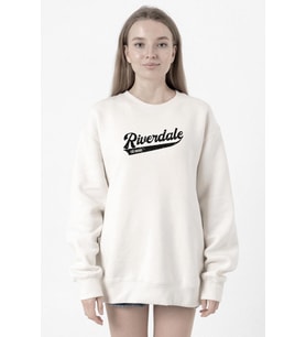 Riverdale Bronx New York City Beyaz Kadın 2ip Sweatshirt
