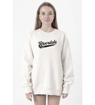 Riverdale Bronx New York City Beyaz Kadın 2ip Sweatshirt