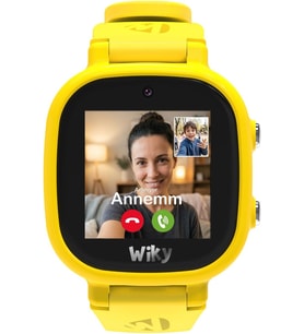 Watch 5E eSimli Akıllı Çocuk Saati Görüntülü ve Sesli Arama, GPS, SOS, Konum Takibi, Güvenli Liste, 112 Acil, Gorilla Glass Dokunmati Renkli Ekran (Tüm Operatörler eSIM) (Sarı)