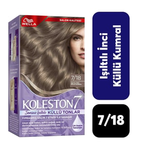 Koleston Kit Saç Boyası 7/18 Işıltılı İnci Küllü Kumral