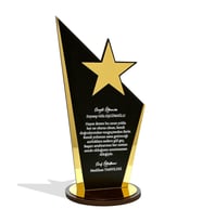 Kişiye Özel Plaket - Ahşap Plaket - Mezuniyet Hatırası - Okul Plaketi - 23cm x 12cm