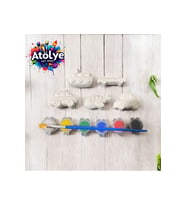 Atölye Lavi Shop TAŞITLAR 5'Lİ ANNE ÇOCUK ETKİNLİK SETİ
