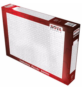 Nova Puzzle 1000 Parça Beyaz İmkansız Puzzle - Fantastik Kesim - Profesyonellere Özel