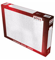 Nova Puzzle 1000 Parça Beyaz İmkansız Puzzle - Fantastik Kesim - Profesyonellere Özel