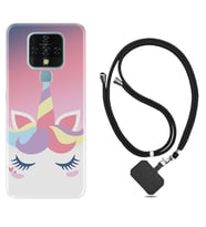 Tecno Camon 16 18P Pova Kılıf Boyun Askılı Silikon Sweety Unicorn 1737
