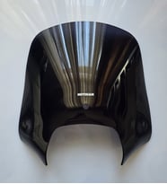 MOTOCAM Piaggio Beverly 350 Ön Cam 2010-2020 Model 43cm Siyah Renkli 4mm APARATSIZDIR