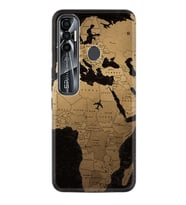 Tecno Spark 6 6 Go 8C 8 Pro 7 7 Spark 9 Pro Kılıf Desemli Silikon Map Planet 1656