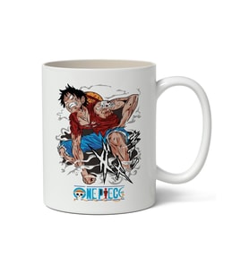 One Piece Anime Temalı Kupa Bardak - Sevgiliye Arkadaşa Hediye (Beyaz)