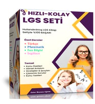 Hızlı-KOLAY LGS Seti (4 SÜPER ÖZET Kitap)