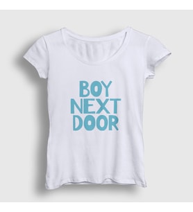 Presmono Kadın Beyaz Logo K Pop Boynextdoor T-Shirt 490928tt (Beyaz)