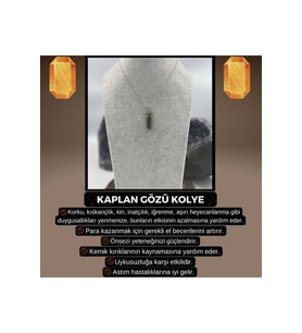 Nelleovana KAPLANGÖZÜ KURŞUN KOLYE