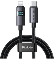 CA-6570 36W Type-c To Lightning 1.2m Hızlı Şarj Kablosu Siyah